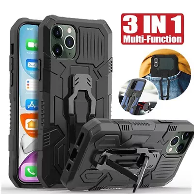 Shockproof Stand Case For IPhone 13 12 11 Pro Max X XS XR 6 7 8 Plus Armor Cover • $3.96