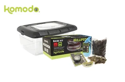 £34.99 • Buy Komodo Millipede Anthropods Basic Starter Kit Tank Bark Substrate Bowl 83102