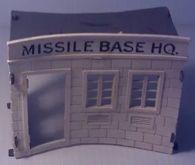 1960's MPC PLASTIC MISSILE BASE COMMAND HQ. BUILDING MISSILE MOON PLAYSET  MARX • $18