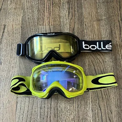 Oakley Canopy Googles Used And Bolle Googles Bundle Used  • $30