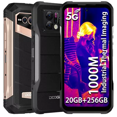 DOOGEE V20PRO/VMAX Dual 5G Rugged Smartphone 20GB+256GB Thermal Imaging Phone • $359