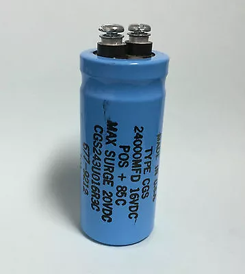 24000mfd 16vdc Mallory CGS243U016R3C Electrolytic CGS Series Uf  • $30.25