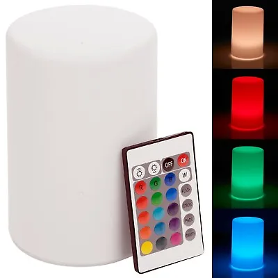 £9.99 • Buy Colour Changing LED Mood Lighting Bedside Night Light Table Lamp Home Decoration