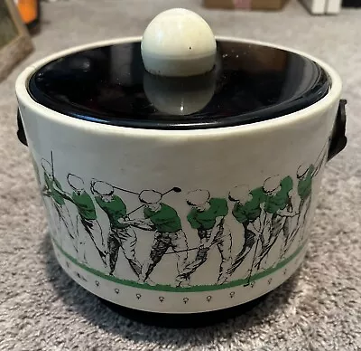 Vintage Cera Ben Hogan Golf Swing Ice Bucket Golf Barware Mid Century Man Cave • $25