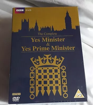 The Complete Yes Minister & Yes Prime Minister (DVD 2012 8-Disc Set) • £10.50