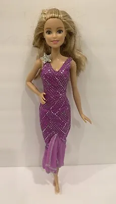 BARBIE PURPLE GOWN Only Mermaid GLITTER EVENING Star Cocktail Party Dress￼ • $14.95