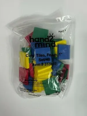 Hand 2 Mind Color Tiles Set Of 40 Math Manipulatives • $8.49