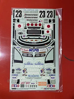 Tamiya RC Original Decal Sheet For NISMO Clarion GT-S LM 95 Le Mans (58165). • $89