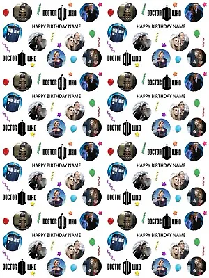 £3.89 • Buy Doctor Who Personalised Birthday Gift Wrapping Paper 3 Designs ADD NAME
