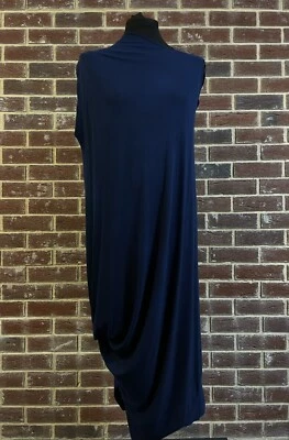 £149.99 • Buy Vivienne Westwood Anglomania Blue Asymmetrical Drape Dress Made In Italy - Small