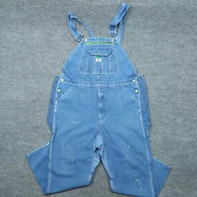 Liberty Overalls Mens 38x30 Blue Relaxed Comfort Farm Work Chore 100% Cotton • $28.49