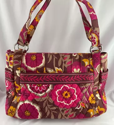 VERA BRADLEY Stephanie Double Handle Shoulder Bag Purse Tote (CARNABY) • $25