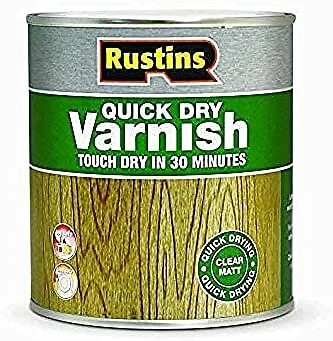 £15.87 • Buy NEW AVMC500 Vernis S Chage Rapide Clair Matt 500ml Rustin S Quick Dry UK Seller