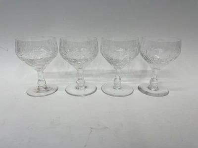 £25 • Buy 4 X Vintage Edinburgh Crystal Wine Glasses