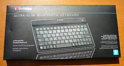 Verbatim Ultra-Slim Bluetooth Portable Keyboard Model # 97753 - NEW/SEALED • $23.85