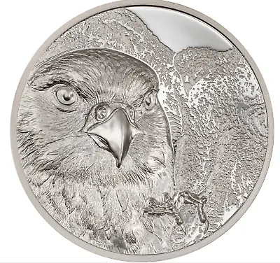2023 Mongolia Wild Mongolian Falcon 1oz Silver Proof Coin • $125