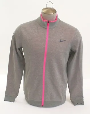 Nike Golf Tour Performance Heather Gray & Pink Zip Front Jacket Men's NWT • $169.99