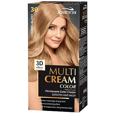 Joanna Multi Cream Permanent Color Cream Hair Dye Colour Cover Gray Hair 19Shade • £9.99
