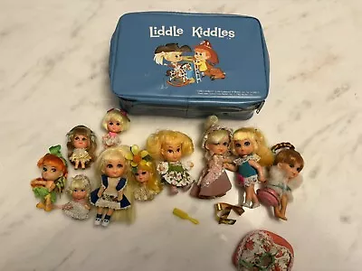 Vintage Little Kiddle Lot Case Dolls Accessories And Other Dolls 1960s • $79.60