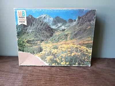 Vtg 1981 Milton Bradley York Jigsaw Puzzle 1500 Pc McGee Crater Valley CA Sealed • $21.98