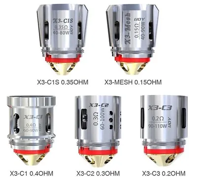 IJOY CAPTAIN X3 C1 C2 C3 & X3 C1S X3 Mesh REPLACEMENT COILS AUTHENTIC UK SELLER  • £9.99