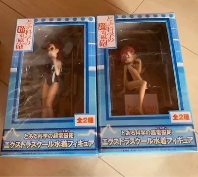 A Certain Scientific Railgun Mikoto Misaka Kuroko Shirai Figure Set Swimsuit • $64