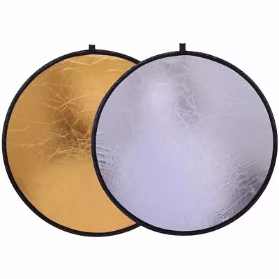 24 /60cm Handhold Collapsible Portable Disc Light Reflector For Photography • £8.07