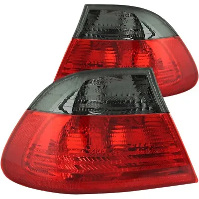 Set Of Pair Red Smoke Taillights For 2000-2003 BMW E46 3-Series 2dr Coupe • $82.99