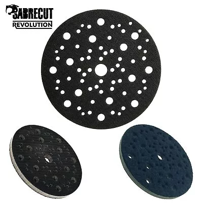 SabreCut 150mm Interface Pad For Mirka Ceros And Deros 54 / 67 Holes Soft 10mm • £23.99