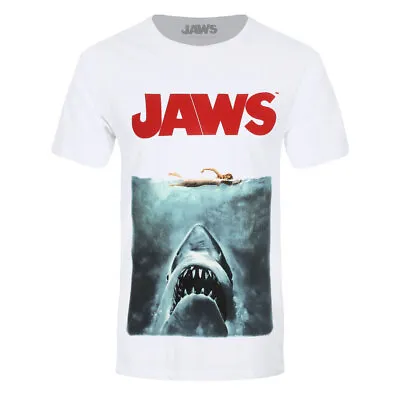 Jaws T-Shirt Movie Poster New White Official • £13.95