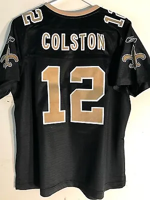 Reebok Women's Premier NFL Jersey New Orleans Saints Marques Colston Black Sz S • $24.99