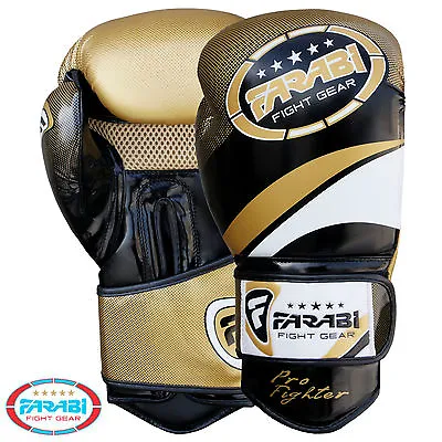 £19.99 • Buy Farabi Pro Fighter Boxing Gloves Sparring Gym Bag Punching Focus Pad Mitts 