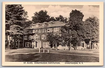 Postcard St Elmo Chautauqua Institution NY L180 • $9.97