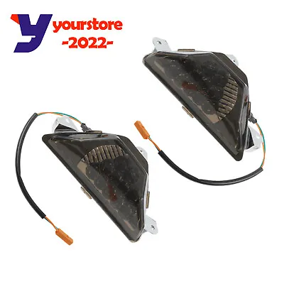 LED Turn Signals Light Blinker Indicator Front For 2013-2017 Kawasaki Ninja 300 • $25.99