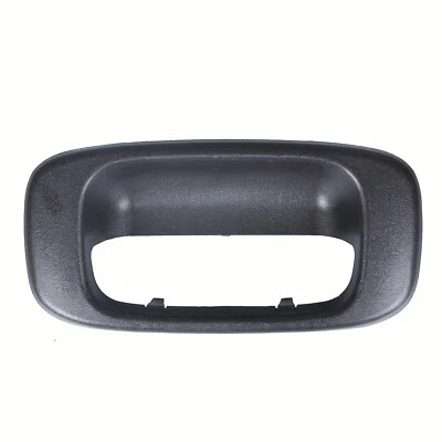 Yusinparts Tailgate Door Handle & Bezel Assembly For 99-07 Chevy Silverado & GMC Sierra – Textured Black, 10-Year Warranty