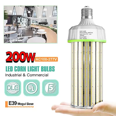 200 Watts LED Corn Light Bulb- E39 Mogul Base Replace 800 Watt Metal Halide Bulb • $84.15