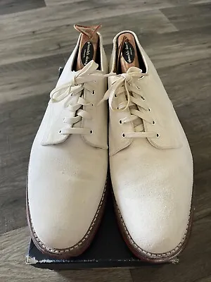 $179.99 • Buy Vintage Polo By Ralph Lauren Suede Shoes White Bucks Men’s Sz 10D Italy