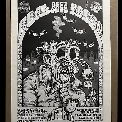 Real Free Press Illustratie #6 Underground Comix R Crumb 1968 Amsterdam 12x17 👀 • $49.99