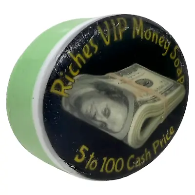 VIP Money Soap Cucumber Melon Scented Soap Bar With Real Cash Inside 5-100 • $22