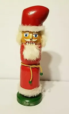 German Santa Claus Nutcracker Erzgebirgische Volkskunst GERMANY NO ARMS • $39.99