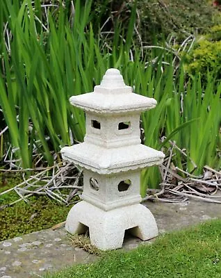 Garden Ornament Lantern Pagoda Chinese Japanese Sculpture Lantern Decor  • £29.95
