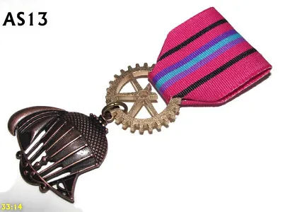 Steampunk Medal Pin Drape Badge Brooch Hot Air Balloon Pilot Airship #AS13 • $11.37