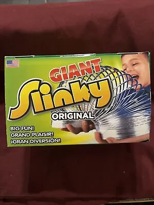 JUST PLAY The Original Giant Slinky Metal Spring Toy Ages 5+ New In Sealed Box • $9.99