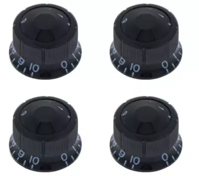 4 PCS Genuine Ibanez Volume Tone Black Sure Grip III Speed Knob USA SHIPPING • $25.90