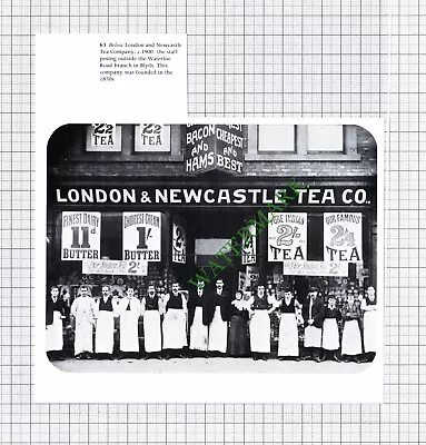 London & Newcastle Tea Company Waterloo Road Blyth  - Cutting • £6.95