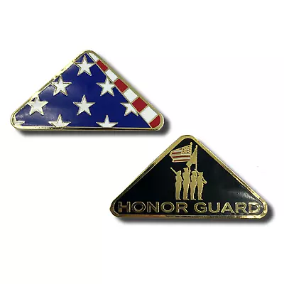 I-018 Honor Guard Folded Flag Challenge Coin Police CBP Military • $12.99