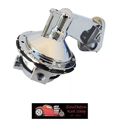 Big Block Mopar Chrome Mechanical Fuel Pump 80 GPH 8PSI Chrysler Dodge 383 440 • $54.95