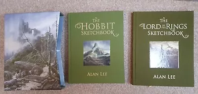  Alan Lee The Hobbit (signed) & The Lord Of The Rings Deluxe Edition Sketchbooks • £170