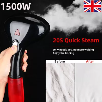 £17.99 • Buy Hand Held Clothes Garment Steamer Upright Iron Portable Travel 1500W Fast Heat