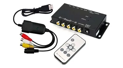 Premium 4-Channel CCTV Video Multiplexer With USB DVR Adapter For PC Mac • $59